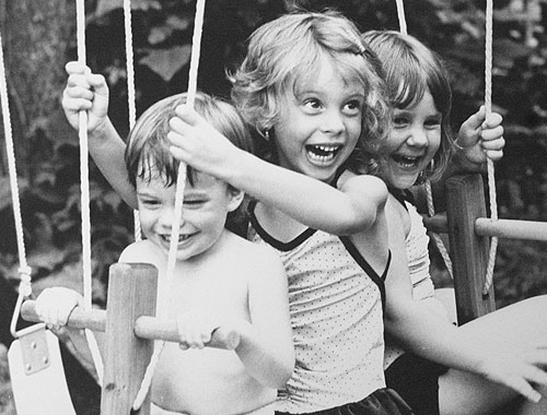 Kids On Swing ~ Image 9